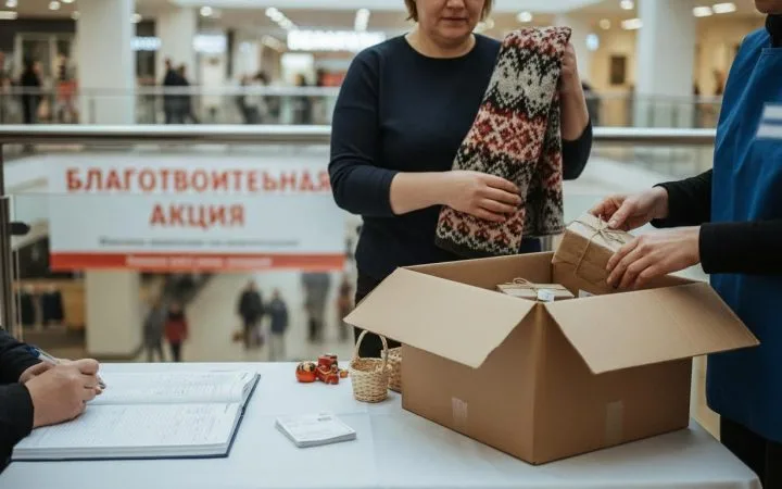 Благотворительная акция "Доброе дело" прошла в ТРЦ "Галерея Новосибирск"