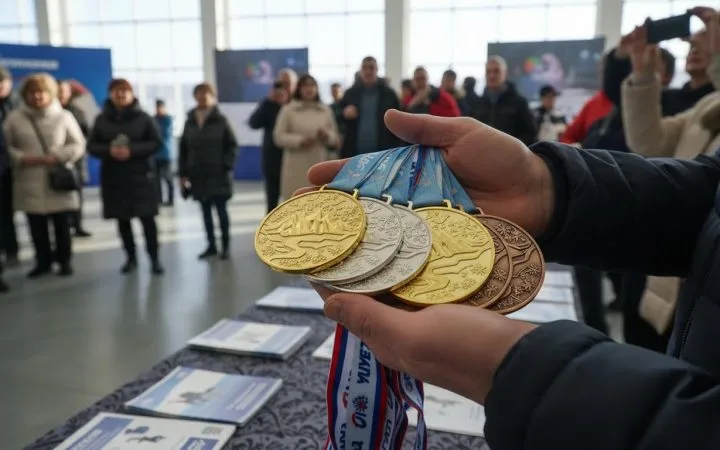 Медали Универсиады впервые представили в Красноярске