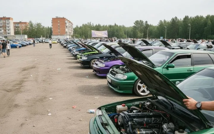 Выставка тюнингованных автомобилей Tuning party прошла в Томске
