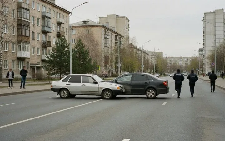 В Омске пьяный автолюбитель на ходу покинул салон авто