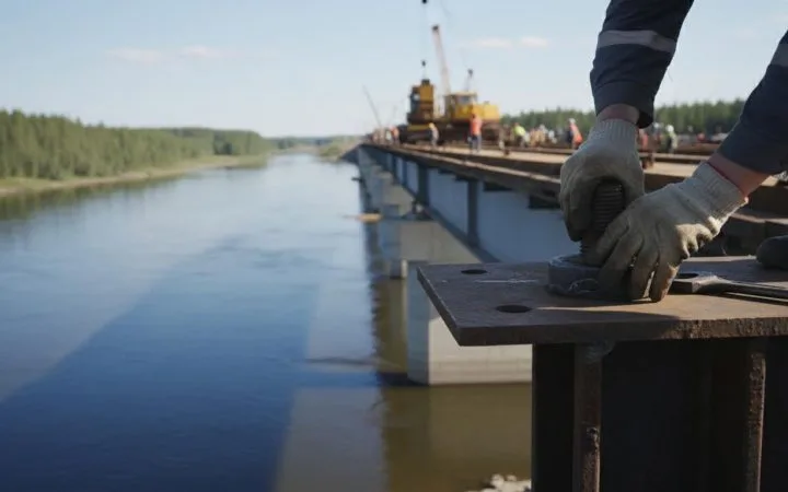 Коммунальный мост через Енисей в Тыве откроют в ноябре