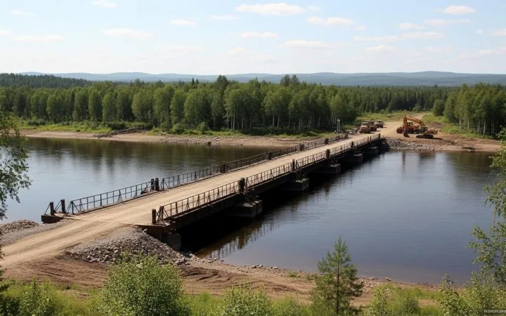 В Минприроды Хакасии уверяют в безопасности наплавного моста через Абакан