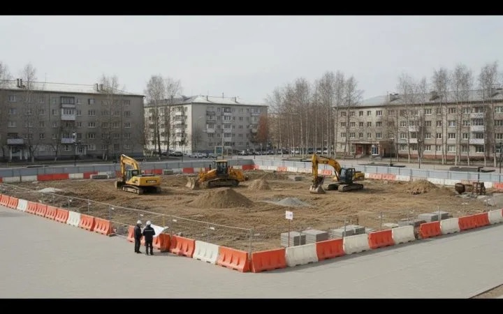 Елки на Театральной площади  Красноярска не будет