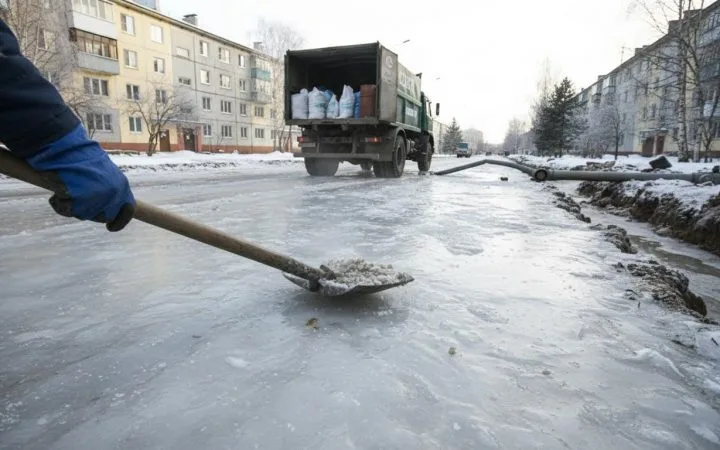 Улицы Читы превратились в каток