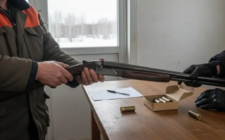 В Барун-Хемчикском районе в рамках операции «Кыштаг» доброволец выдал полицейским ружье