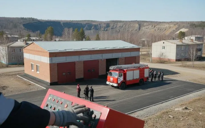 В селе рядом с Туимским провалом открыли новую пожарную часть