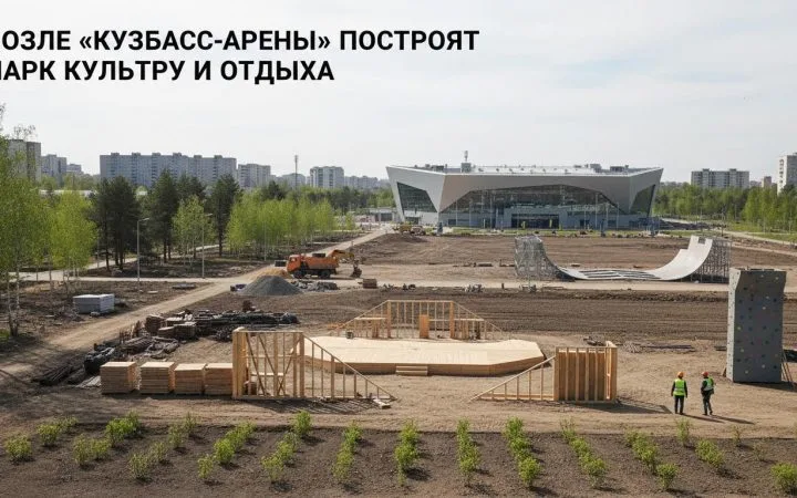 Возле «Кузбасс-Арены» построят парк культуры и отдыха