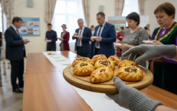 Представители Улан-Удэ удивляют киприотов изысками бурятской кухни